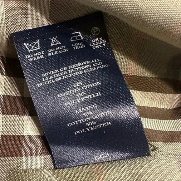 Burberry London Green NovaCheck Women’s Coat size L - Picture 16 of 17